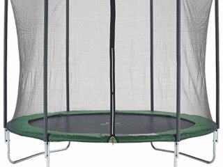 CZON SPORTS Trampoline - Cama elástica infantil, 300 cm (verde)