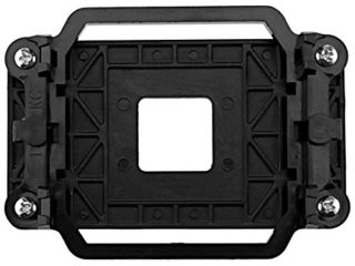 D2D Negro de plástico CPU enfriador de retención ventilador disipador de calor soporte soporte soporte para AMD Socket AM3 AM2 940 placa base