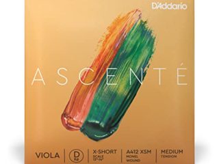 D'Addario Ascenté Viola D String, Extra-Short Scale, Medium Tension
