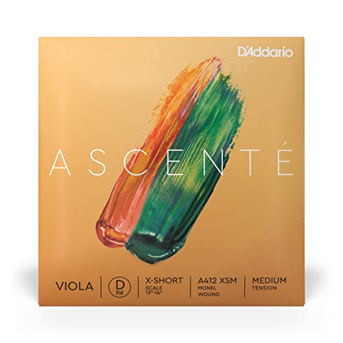 D'Addario Ascenté Viola D String, Extra-Short Scale, Medium Tension