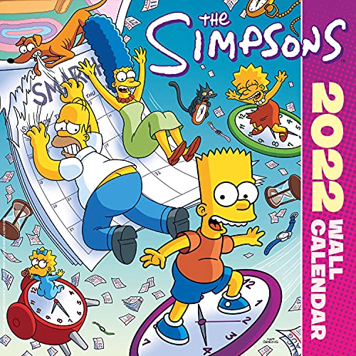 Danilo Calendario Simpsons 2022 - Calendario 2022 pared, Calendario 12 meses, Calendario anual, Producto con licencia oficial: Original Danilo-Kalender (The Official Simpsons Square Calendar 2022)
