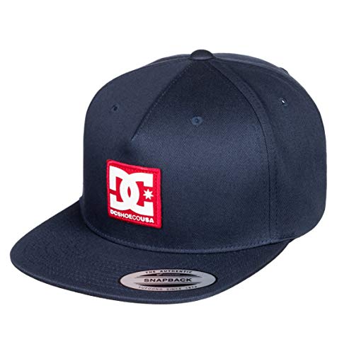 DC Shoes Snapdripp - Gorra Con Ajuste Posterior A Presión Para Hombre Gorra Con Ajuste Posterior a Presión, Hombre, Black Iris, 1SZ