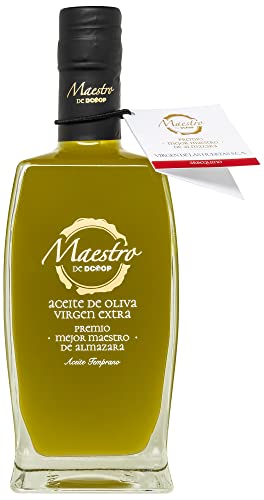 DCOOP Aceite de Oliva Virgen Extra - Premio Mejor Maestro de Almazara, Sin Filtrar, Variedad Arbequina, Edición Exclusiva y Limitada, Ideal para Consumo en Crudo, 500ml