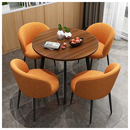 Decoración Hogar Mesas Sillas Mesa Comedor Y Combinación Silla Mesa Ocio Cafetería Sala Reuniones Hotel Oficina Salón Cocina Dormitorio Balcón Estilo Diseño Moderno 1 Mesa 4 Sillas