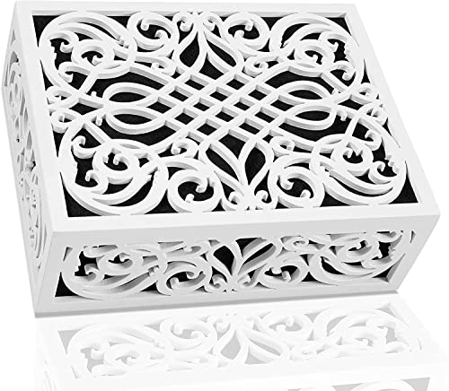 Decoración Hogar Timbre Ocultador para Casa. Adorno Decorativo Blanco. Tapa Timbre Piso Casa. Caja Cubre Timbre Vivienda - Timbre Eléctrico - Protector Timbre Casa Interior