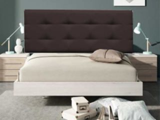 Decorquality Cabecero Cama tapizado Polipiel Mod. Texas Big 90 135 150 165 180 2000 (Marron wengue, 90 * 70)