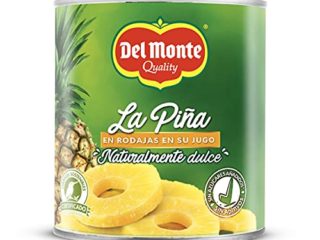 DEL MONTE piña en rodajas en su jugo lata 510 gr