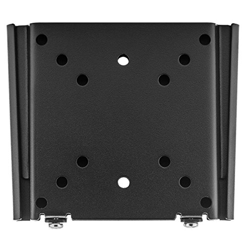 deleyCON Universal TV y Monitor de Pared - 13" - 27" Pulgadas (33cm - 68cm) - hasta 30 Kg & VESA 100x100mm - Distancia de Pared 15mm TV Monitor Mount