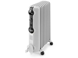 DeLonghi TRRS 0920 Calefactor, Radiador, Interior, Giratorio, ajustes de termostato, 9 elementos, 2000 W, 900 W, blanco