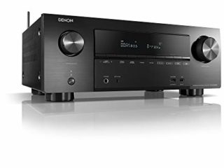 Denon 2600H, Receptor AV 7.2 Canales (WiFi, 4k, HDCP2.2, eARC, AirPlay 2, HEOS, Compatible con Alexa), Bluetooth USB Ethernet, Negro