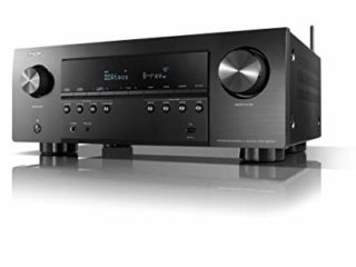Denon - AVR-S960H - modelo 2020 - Receptor AV de 7,2 canales 8K Ultra HD (90 W x 7). Diseñado para videojuegos, reproducción de música, audio y vídeo 3D, Alexa + HEOS, color negro