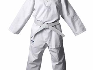 DEPICE Taekwondo Anzug Kibon - Traje Completo de Artes Marciales para Mujer, Color Blanco, Talla DE: 200 cm