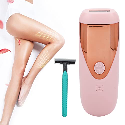 Depilación IPL, Dispositivo de Depilación Láser Sistema de Depilación Permanente para Uso Doméstico, Dispositivo de Depilación Ligera sin Dolor Permanente para Depilación IPL(Oro rosa)