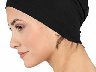 Deresina Gorros para Dormir Oncológicos y para Quimioterapia (Negro)