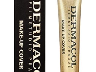 Dermacol DC Base Makeup Cover Total | Maquillaje Corrector Waterproof SPF 30 | Cubre Tatuajes, Cicatrices, Acné, Imperfecciones, Manchas en la Piel de la Cara y Cuerpo | Liquido - Mate Natural - 30g