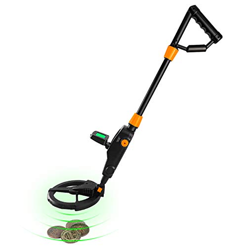 Detector de Metales para Niños,Mejores Detectores de Metales,Principiantes Liviano para Niños Herramienta de Búsqueda de Tesoros,Sensibilidad y Volumen Ajustables,Indicador de Detección de LCD Screen