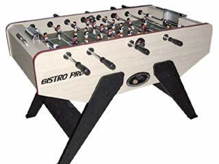 Devessport - Futbolín Bistro-Pro Ideal para Jugar con Amigos - Gran tamaño - Profesional - Barras telescópicas - Mango de plástico - Medidas: 141 x 74 x 86 Cm