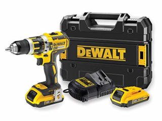 DeWalt DCD795D2-QW - Taladro Percutor a bateria sin escobillas XR 18V 13mm 60Nm con 2 baterías Li-Ion 2,0Ah con maletín TSTAK