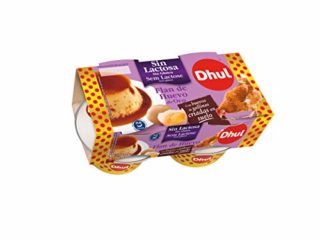 Dhul Flan de Huevo sin Lactosa, 4 x 110g