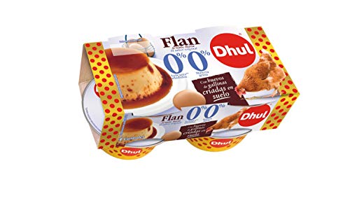 Dhul Flan se Huevo sin Azucar, 4 x 100g