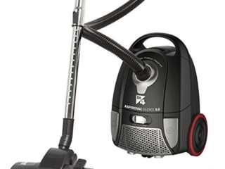 Di4 Aspirovac Silence 3.0 - 800W, Ultra Silencioso: 54 (db), Filtro Hepa, Regulador de Potencia Electrónico, Ruedas de Goma, Tubos Telescópicos, Cepillo de Alta Eficiencia, Bolsa de Microfibra