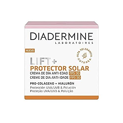 Diadermine - Lift+ Protector solar crema de día, 50 ml, Acción reafirmante & protección UVA/UVB/IR
