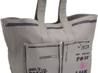 Diesel - Bolso de Tela para Mujer Gris Laurel Oak T7001