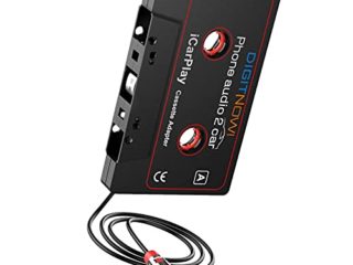 DIGITNOW! Adaptador de Cassette para Coche aux en teléfonos Inteligentes, Reproductores de MP3 o Walkman