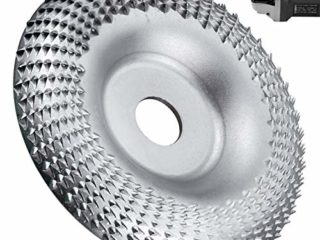 Disco Abrasivo de Madera Pulido Conformado Rotativo Disco de Corte de Carpintería Herramiento de Tallado para Amoladora Angular 5/8 pulgadas (100MM)
