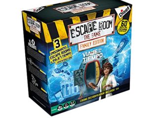 Diset - Escape room the game family edition Viaje en el tiempo, Juego de Mesa Familiar Que simula una Experiencia Escape Room a Partir de 10 años