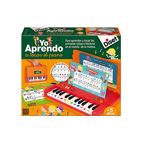 Diset - Yo aprendo a tocar el piano, Juguete educativo a partir de 5 años