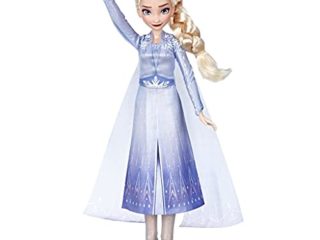 Disney Frozen - Elsa Cantante - Muñeca Que Canta; Lleva un Vestido Azul Inspirado en Frozen 2 Juguete para niños y niñas de 3 años en adelante