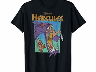 Disney Hercules Hydra Battle Retro Camiseta