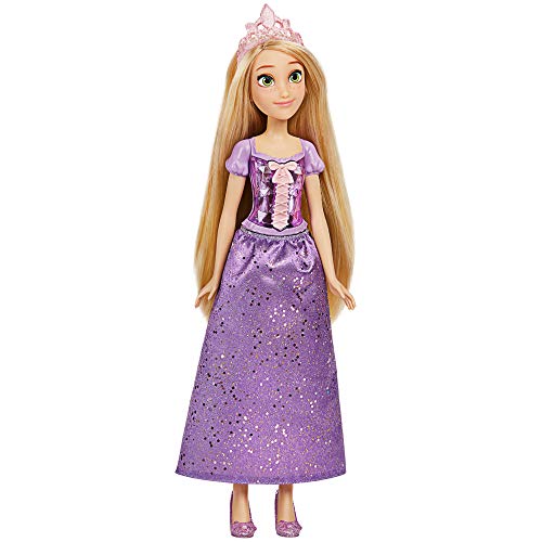 Disney Princess Muñeca de Rapunzel Royal Shimmer, muñeca con Falda y Accesorios, Juguetes para niñas a Partir de 3 años