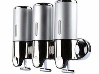 Dispensador de jabón de manos, champú y gel de ducha para fijar en la pared de cocinas y baños, 1500 ml