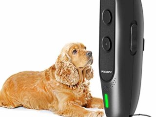 Dispositivo antiladridos para perros con frecuencia variable ultrasónica de corteza de perro, 2 en 1, dispositivo de control de ladridos de perros, herramienta de entrenamiento manual para perros