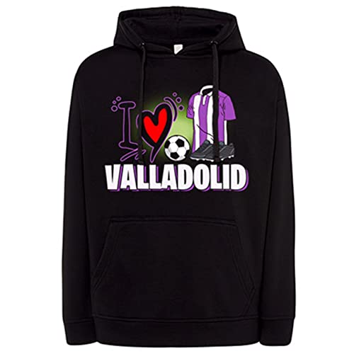 Diver Bebé Sudadera para Enamorado de su Equipo de fútbol de Valladolid - Negro, M