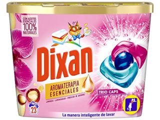 Dixan Detergente en Cápsulas para Lavadora Trio Caps Aromaterapia - 23 Lavados