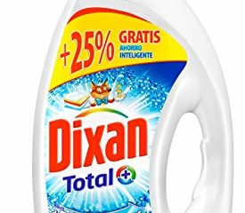 Dixan Detergente Líquido Total para Lavadora - 60D+25% Gratis, Total 75 Lavados (3,75 L)