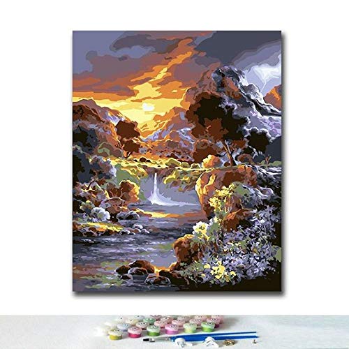 Diy Para Colorear Imágenes Por Números Shanhe Paisaje Imagen Dibujo Pintura Por Números Niños Adultos Pintura Hecha A Mano Regalo
