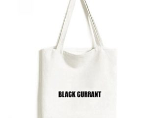DIYthinker Grosella Negra Fruta Nombre Alimentos ambientalmente Bolsa de Mano Bolso de Las Compras Craft Lavable