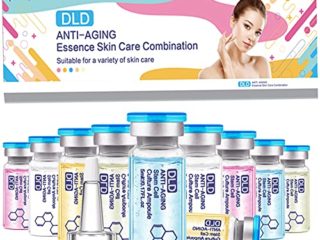 DLD Sueros y fluidos BB Booster Starter Kit Vitamina C Ácido Hialurónico Tratamiento de la Piel Spa Fluidos Iluminadores para Ampolla Facial Serum Esencia Maquillaje 10 Viales