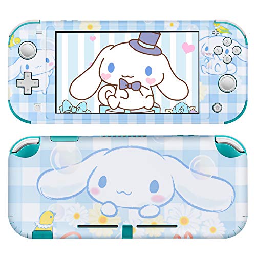 DLseego Switch Lite Skin Pretty Pattern - Adhesivo protector de piel para Nintendo Switch Lite, diseño de canela azul