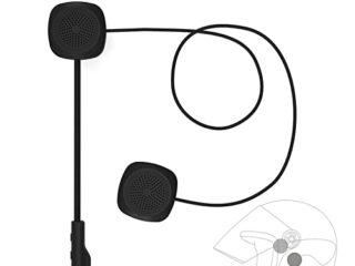 Docooler - Auriculares de Casco para Motocicleta, Bluetooth 5.0 + Auriculares EDR, inalámbricos, Manos Libres, con micrófono Music Call Control
