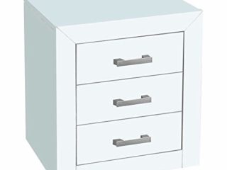 Dogar Kynus Lacado - Mesita Tres cajones Realizada en Pino Macizo y MDF-Medidas 55x50x35 (Alto/Ancho/Fondo)
