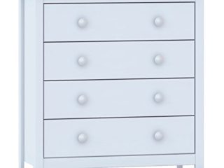 Dogar Moblit Cómoda, Madera, Blanco Translucido, 78.5x75x35 cm