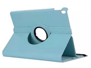 DOINK Funda con Tapa para Tableta Samsung Galaxy Tab S8 Ultra de 14.6" Pulgadas, Carcasa de Cuero PU Premium Giratoria de 360° a Prueba de Golpes -Azul