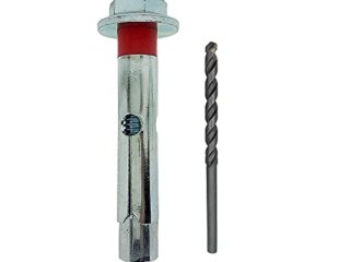 DOJA Industrial | Tacos Anclaje Metalico Expansion + Broca Pared 8 | M6-8 | PACK de 20 Tacos Hormigon + 1 Broca Hormigon | Caja con Espiches de pared o Tornillo Expansivo y Broca de Pared 8 mm