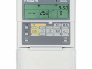 DOJA Industrial | Termostato de Pared DAIKIN BRC1D52 | por Cable | Temporizador para programar Puntos de Ajuste de calefacción y refrigeración