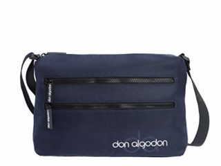 DON ALGODON Zita, Bolso Mujer, Marino, 30 x 9.5 x 19 cm